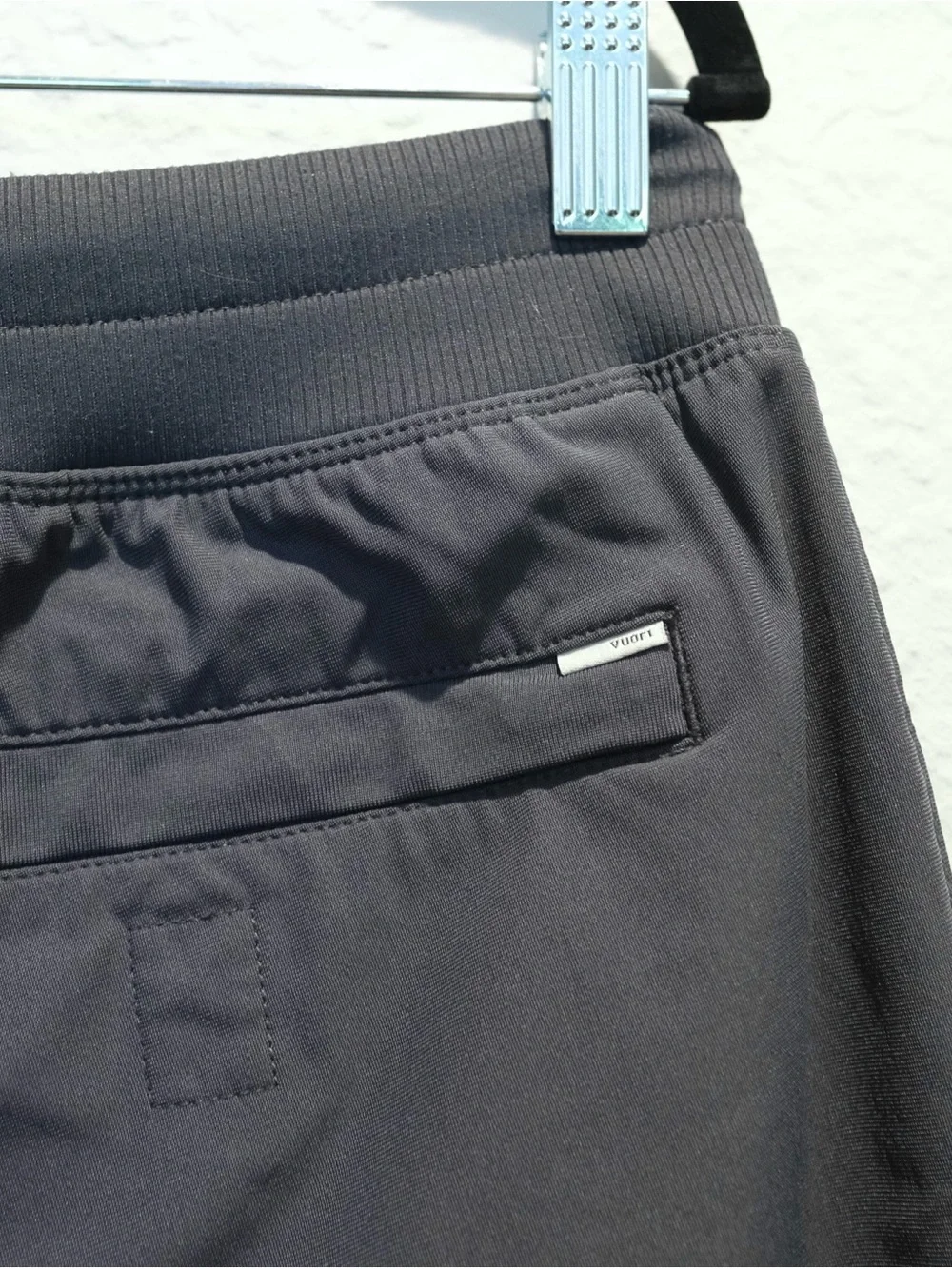 Vuori Meta Joggers Men’s XL Charcoal Gray Drawstring Pockets 28”